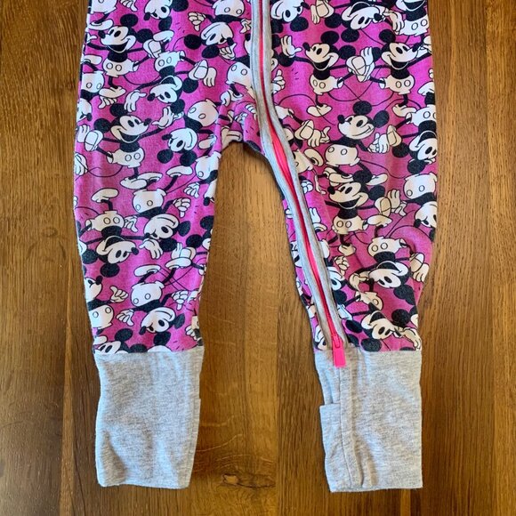 BONDS X DISNEY Mickey Mouse Wondersuit Girls 6-12 0 Zippy Onesie Romper Pajamas - Picture 4 of 8